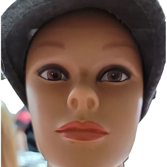 Girls Pony Hat Zara Felt Cloche Hat Gray Horse‎ Cap Horse Show Hat - Picture 1 of 16